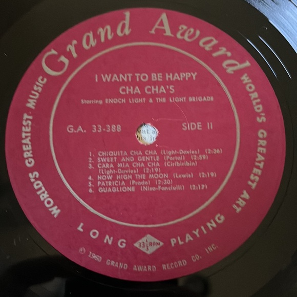 Vintage LP album I want to be Happy Cha Chas Enoch Light and the Light Brigade - Picture 5 of 16